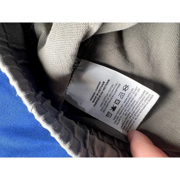 Nike army green cropped jersey sweatpants womens small lounge‎ athleisure casual - Picture 6 of 7